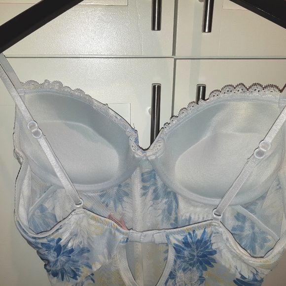 Blue & Yellow Floral La Vie En Rose Babydoll - Picture 6 of 9